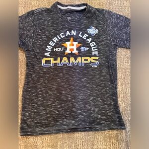 Dark Grey Houston Astros 2019 American League Champion T-Shirt Size-S